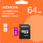 Carte Mémoire 64Go Class 10 MicroSDXC