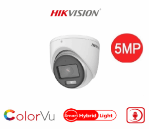 CAMERA DOME 5MP HIKVISION AUDIO SMART HYBRIDE LIGHT