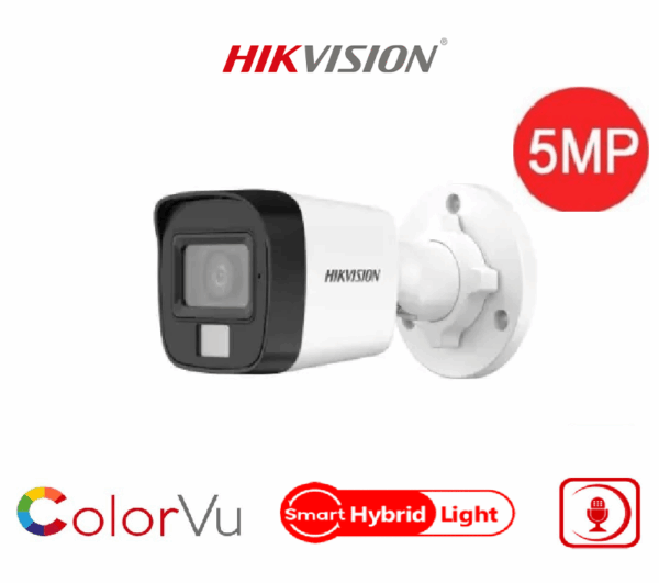 CAMERA TUBE 5MP HIKVISION AUDIO SMART HYBRIDE LIGHT