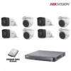 Kit 8 caméras de surveillance extérieur Hikvision 2Mp