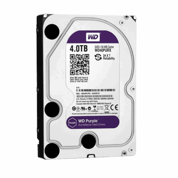 Disque Dur de surveillance Western Digital 4 To